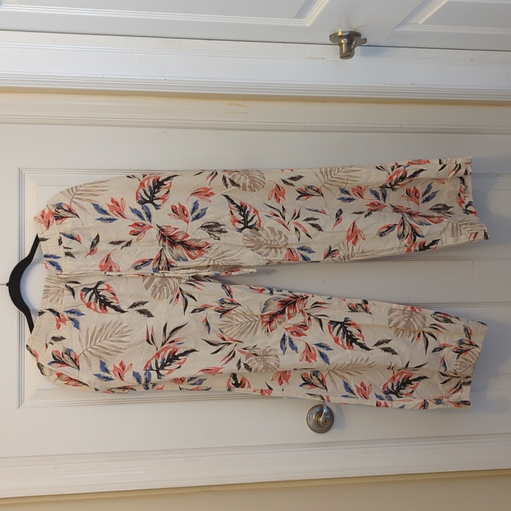Flowy linen pants